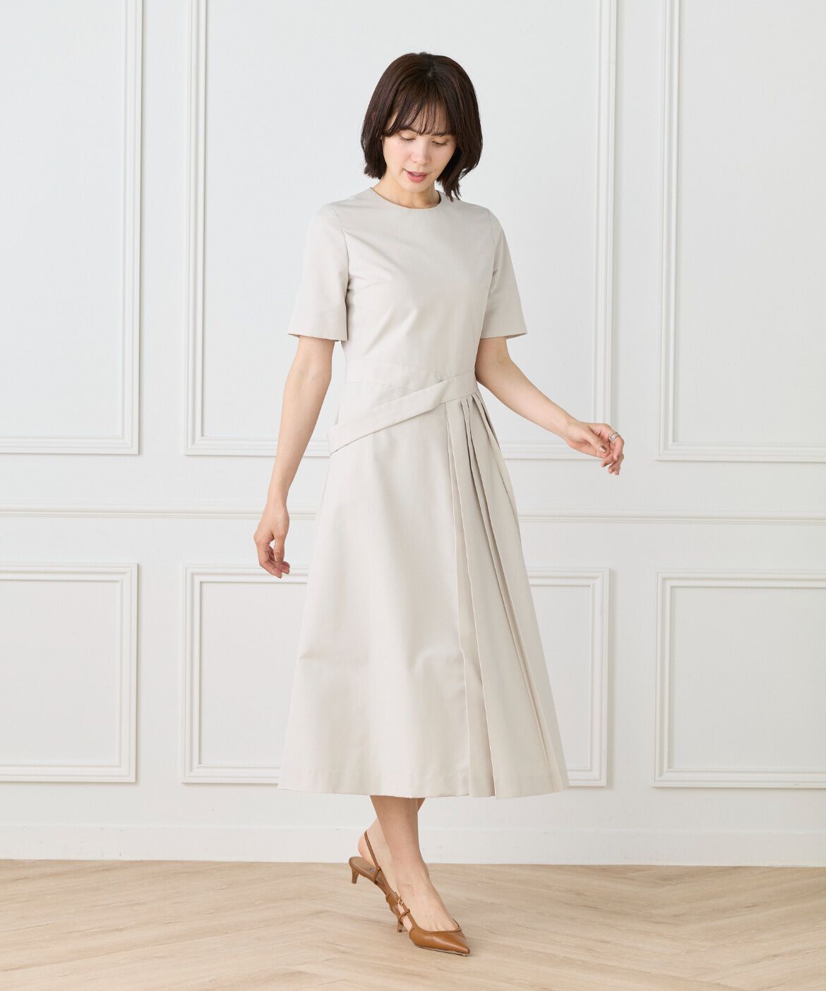 la veille by SUPERIOR CLOSET「ラップスカートワンピース」|ワンピース|