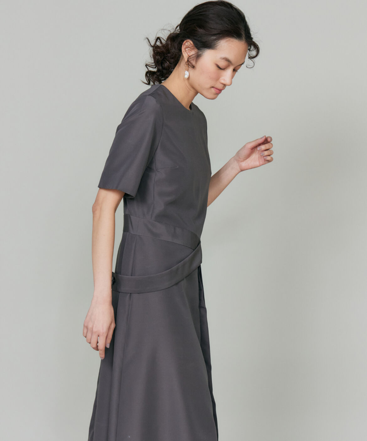 la veille by SUPERIOR CLOSET「ラップスカートワンピース」|ワンピース|