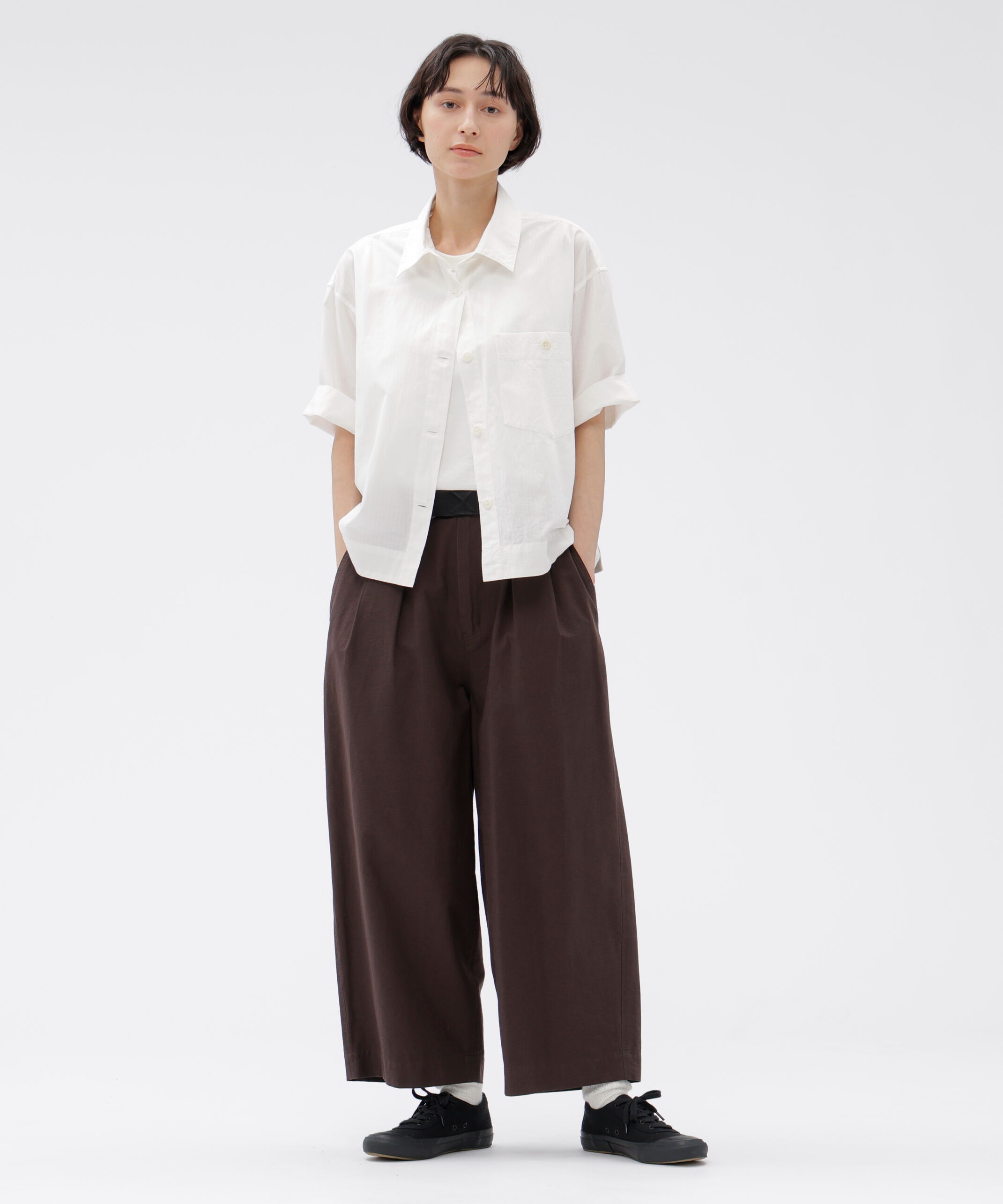 MHL.「TINY GINGHAM COTTON SHIRT」|シャツ・ブラウス|