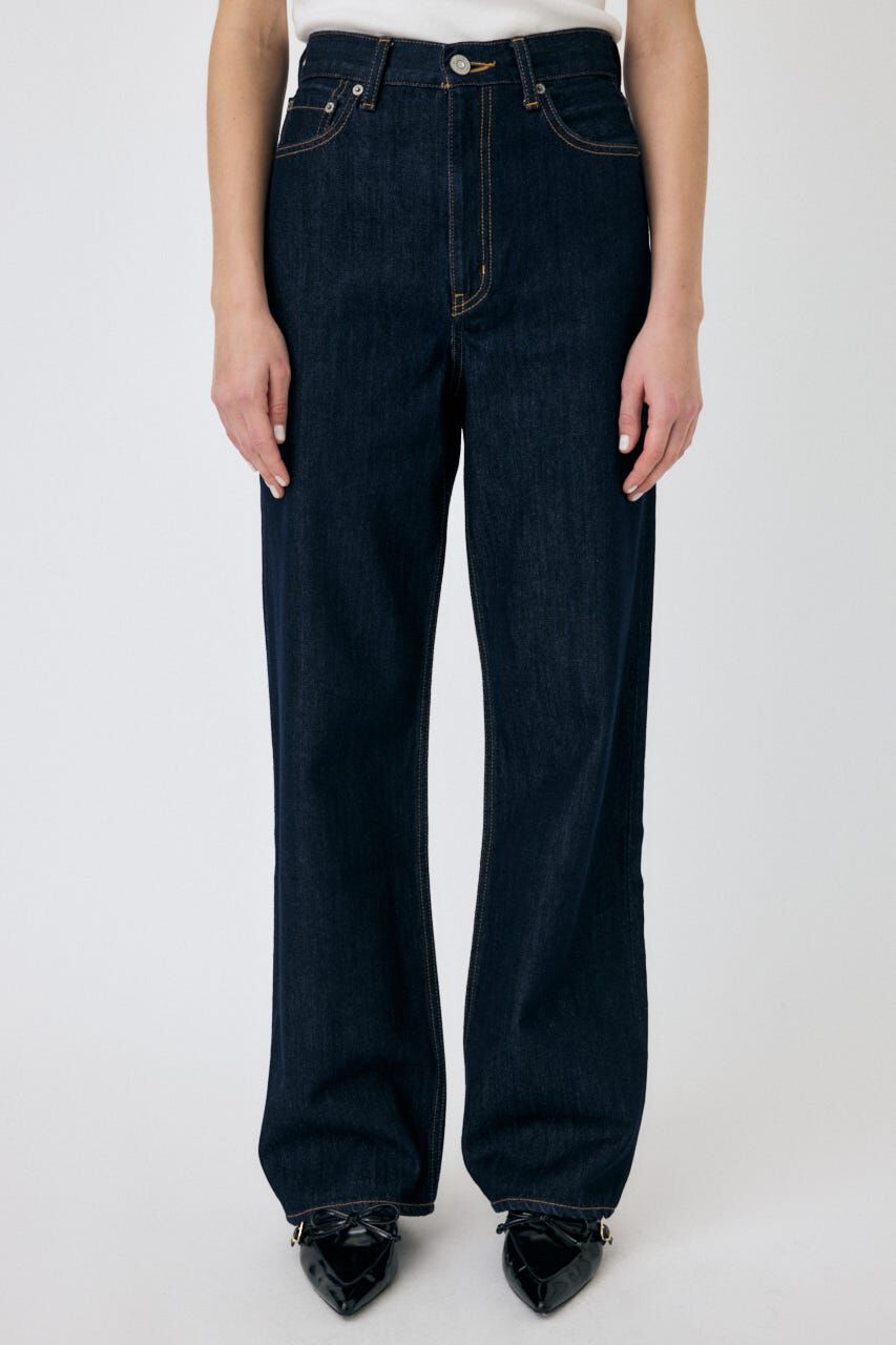 MOUSSY「HIGH WAIST STRAIGHT」|デニム|