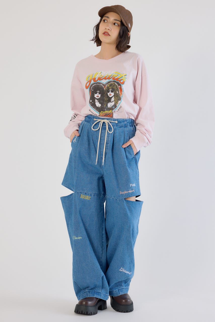 RODEO CROWNS「embroideryサイドジップパンツ」|その他|