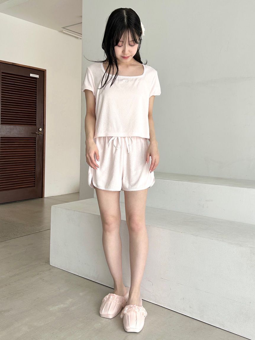 SNIDEL HOME「【SorbetLight】【接触冷感】パイルショートパンツ」|ルームウェア|