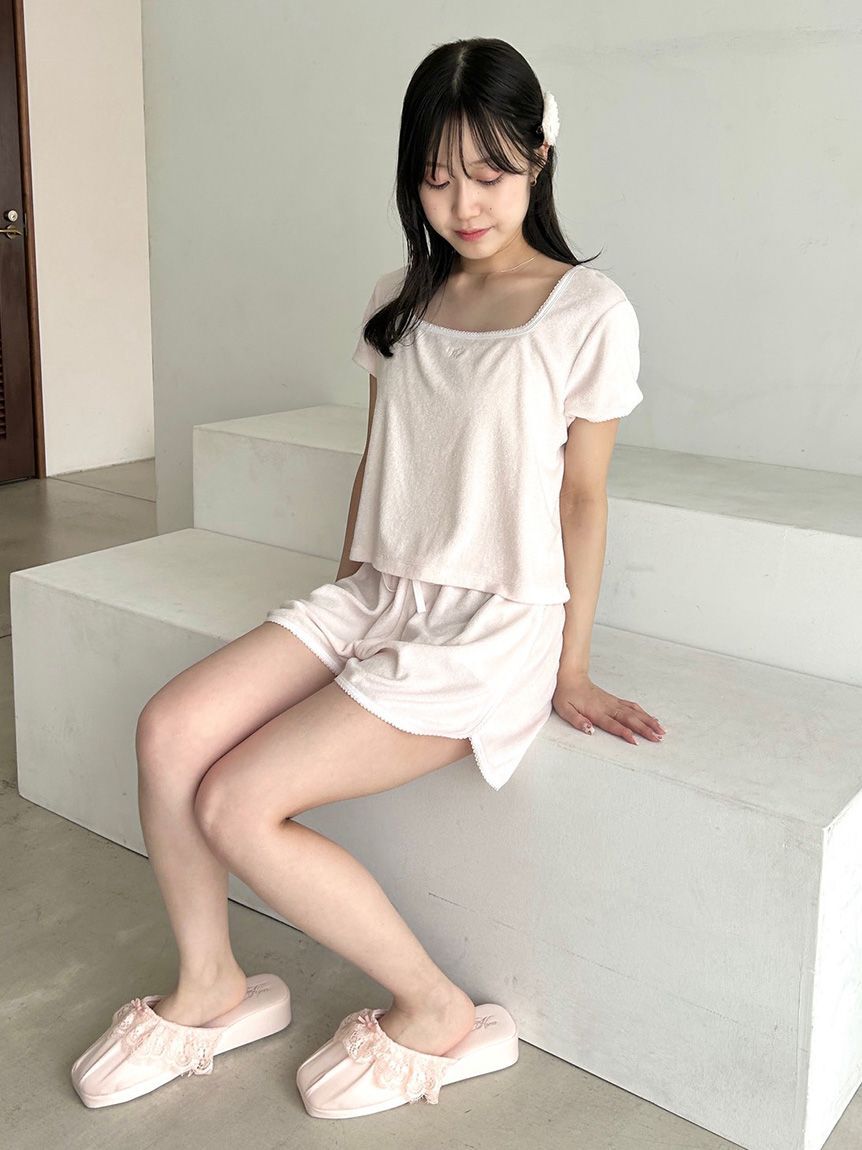 SNIDEL HOME「【SorbetLight】【接触冷感】パイルショートパンツ」|ルームウェア|