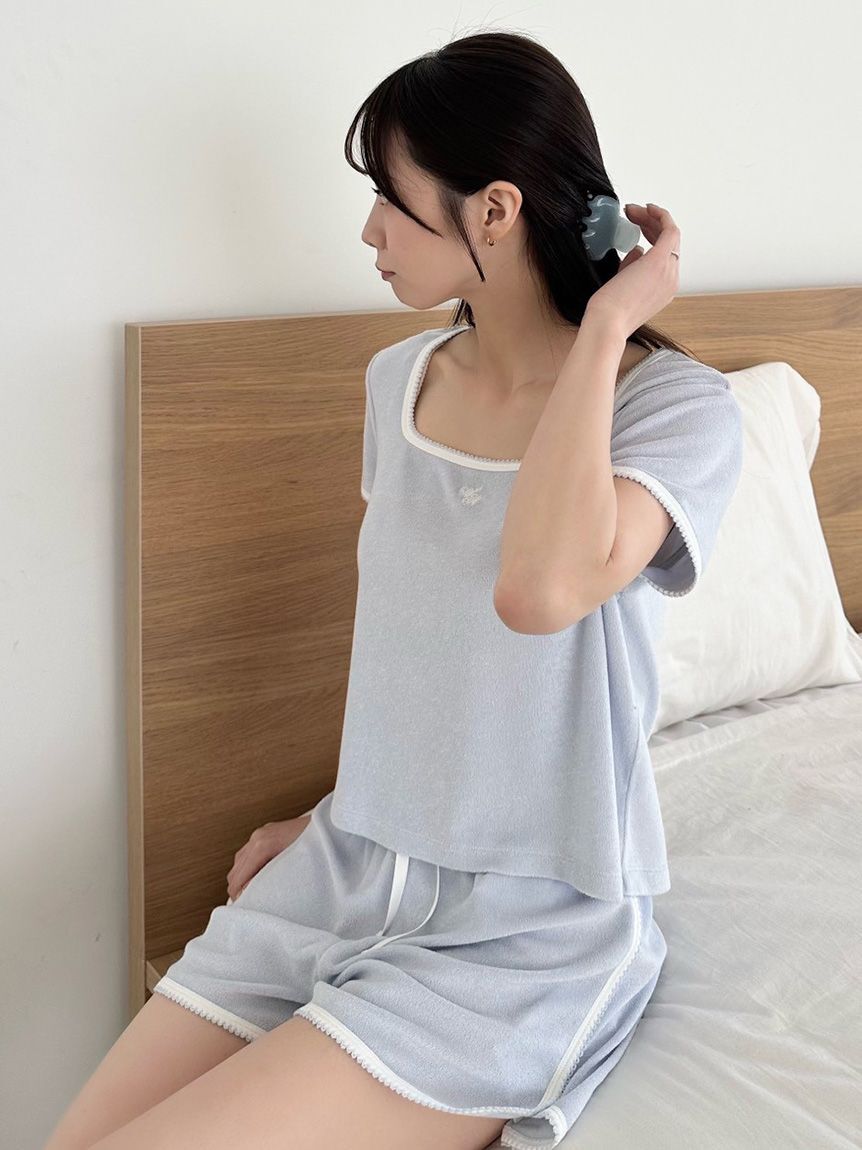 SNIDEL HOME「【SorbetLight】【接触冷感】パイルショートパンツ」|ルームウェア|