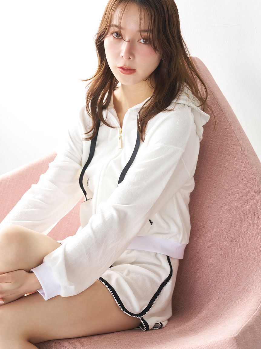 SNIDEL HOME「【SorbetLight】【接触冷感】パイルショートパンツ」|ルームウェア|