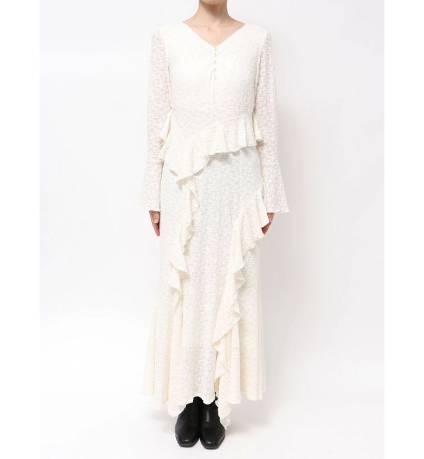 dazzlin「アシメフリルレースワンピース」|ワンピース|