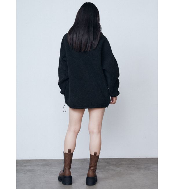 EMODA「ユニフォームボアジッププルオーバー」|Tシャツ・カットソー|
