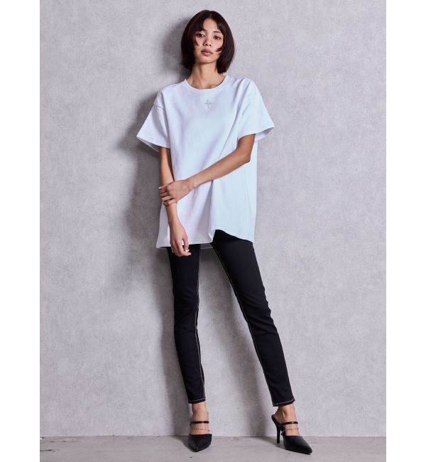 GYDA「sacred edge cross emboss BIG Tシャツ」|Tシャツ・カットソー|
