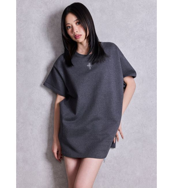 GYDA「sacred edge cross emboss BIG Tシャツ」|Tシャツ・カットソー|