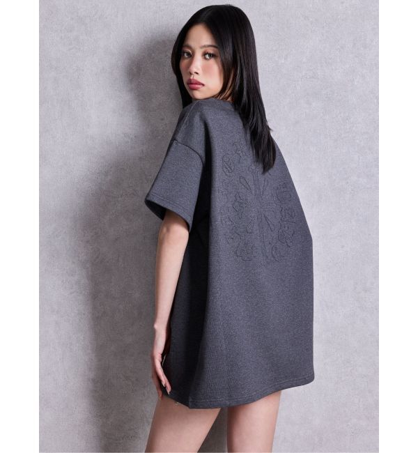 GYDA「sacred edge cross emboss BIG Tシャツ」|Tシャツ・カットソー|