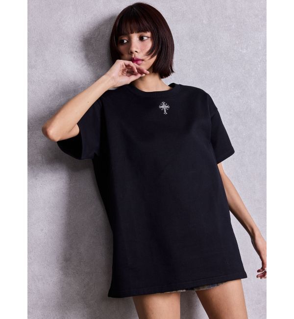 GYDA「sacred edge cross emboss BIG Tシャツ」|Tシャツ・カットソー|