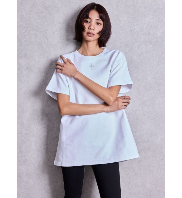 GYDA「sacred edge cross emboss BIG Tシャツ」|Tシャツ・カットソー|