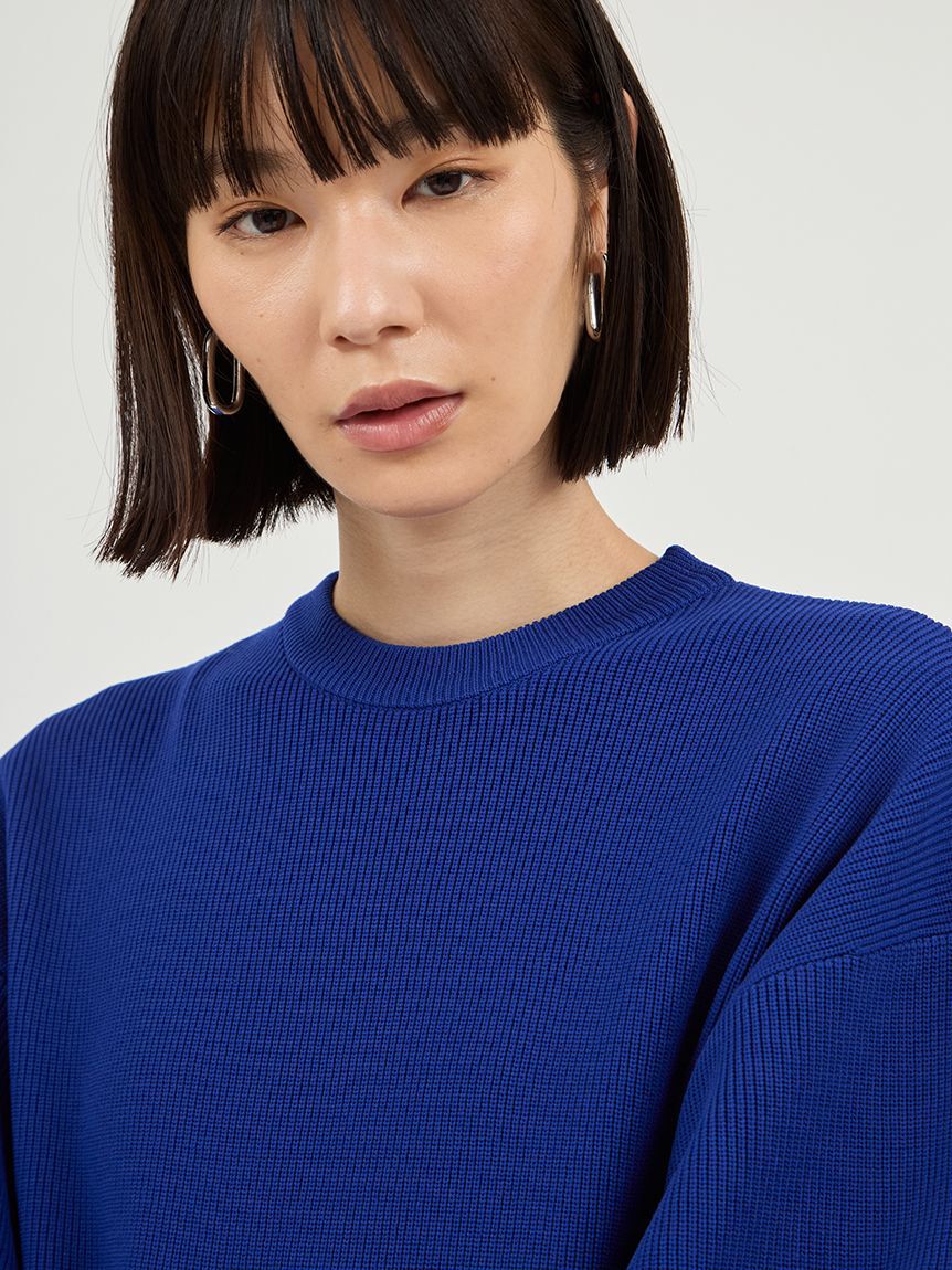 emmi atelier「ニットタフタドッキングOP」|ワンピース|