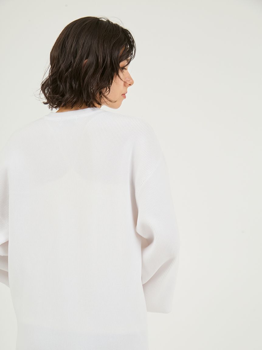 emmi atelier「ニットタフタドッキングOP」|ワンピース|