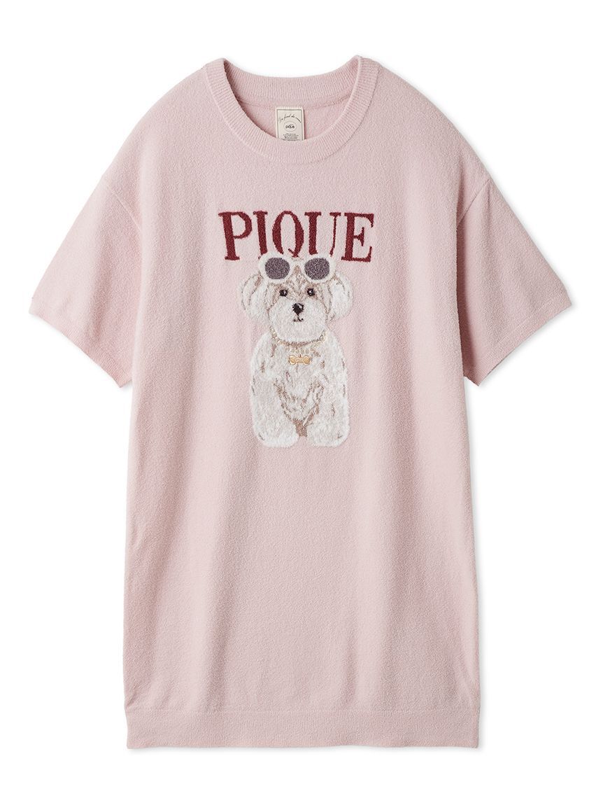 gelato pique「ファッションCATS&DOGSジャガードミニワンピース」|ルームウェア|