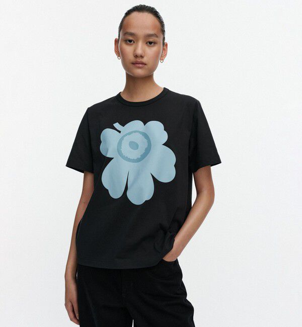Marimekko「【アジア限定】Erna Unikko Placement Tシャツ」|シャツ・ブラウス|