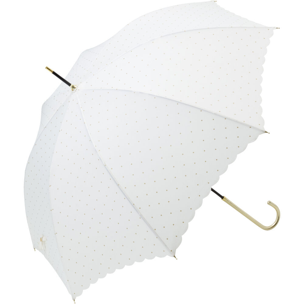 BACKYARD FAMILY「because ビコーズ 長傘 レディース 55cm 通販 雨傘 日傘 晴雨兼用傘 傘 かさ カサ」|傘|ホワイト1