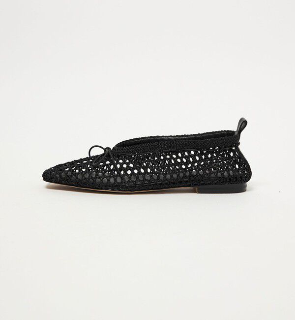 ODETTE E ODILE「ニットバレエ フラット10&uarr;」|バレエシューズ|BLACK