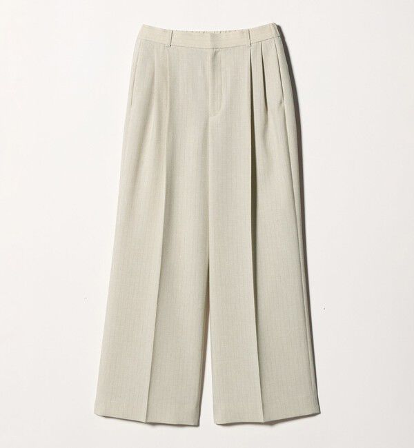UNITED ARROWS「Spiree ストライプ ワイドパンツ ‐ウォッシャブル‐」|スラックス|