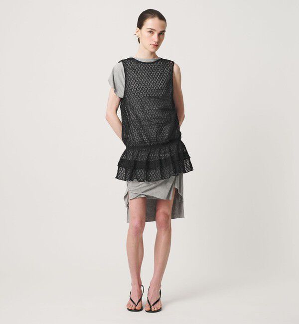 ATTISESSION「＜ATTISESSION＞レース カシュクール ブラウス」|Tシャツ・カットソー|