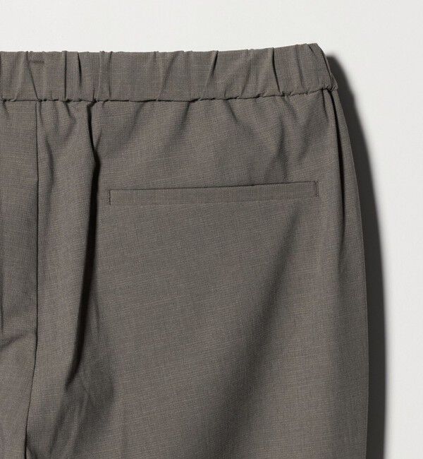 BEAUTY&YOUTH UNITED ARROWS「クールタッチ TR 1プリーツ イージーパンツ NO.5 ストレッチ 接触冷感」|チノ|