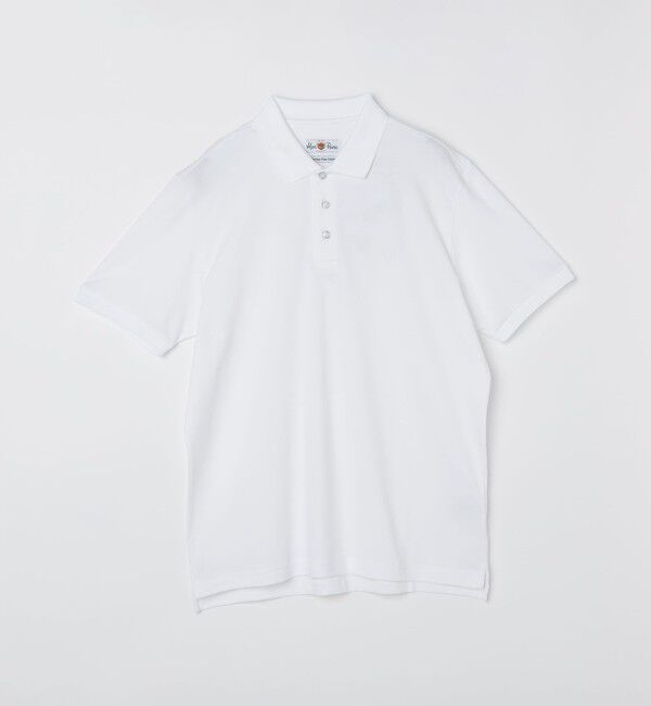 SHIPS「ALANPAINE: ショートスリーブ ピケ ポロシャツ」|Tシャツ・カットソー|ホワイト