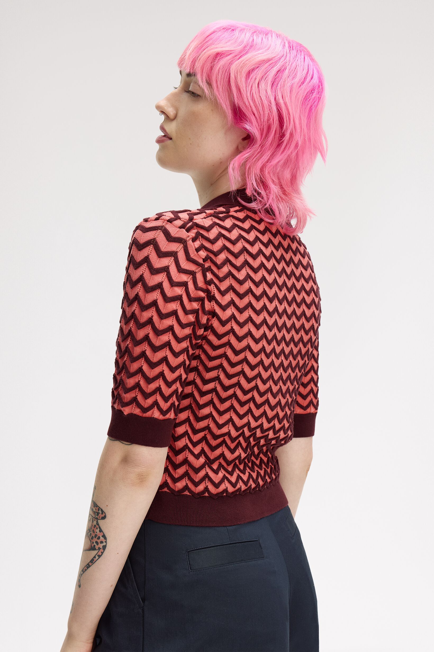 FRED PERRY 「Pointelle Knitted Shirt」|Tシャツ・カットソー|