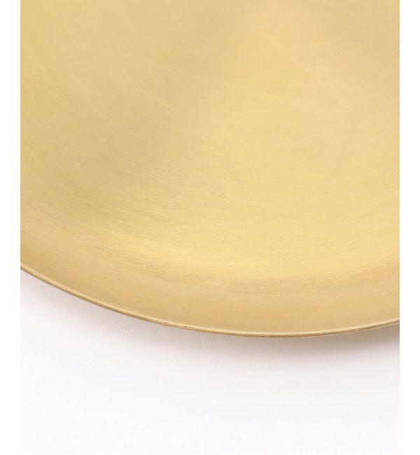 ACME「【fog linen work/フォグリネンワーク】BRASS PLATE ROUND M 真鍮トレイ」|香水・フレグランス|