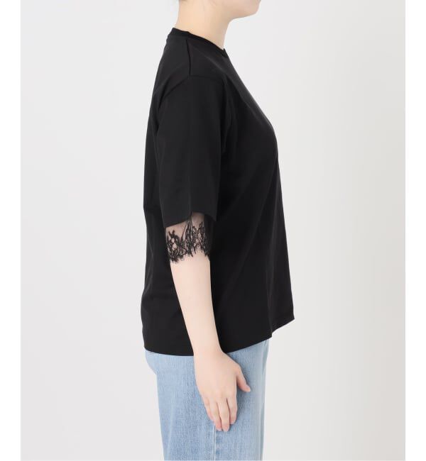 IENA「リバーレースコンビTシャツ」|Tシャツ・カットソー|
