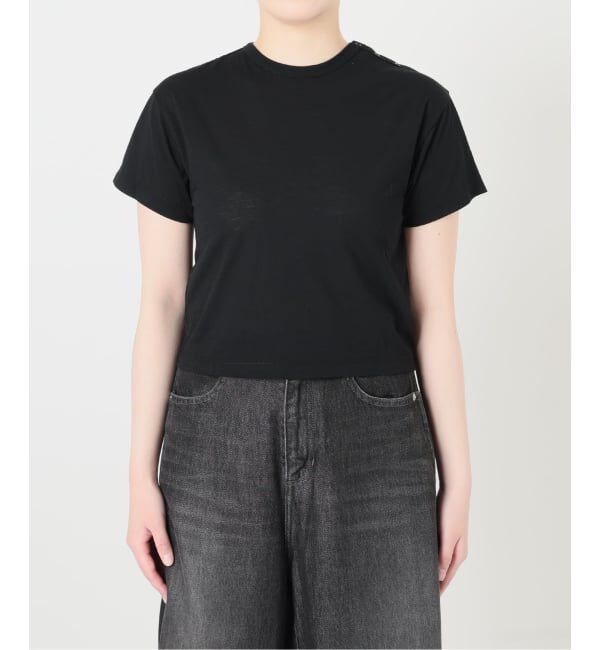 IENA LA BOUCLE「CAROUSE LAMBRA ケラウズランブラ&times;La BOUCLE別注 CREW COT」|Tシャツ・カットソー|ブラック