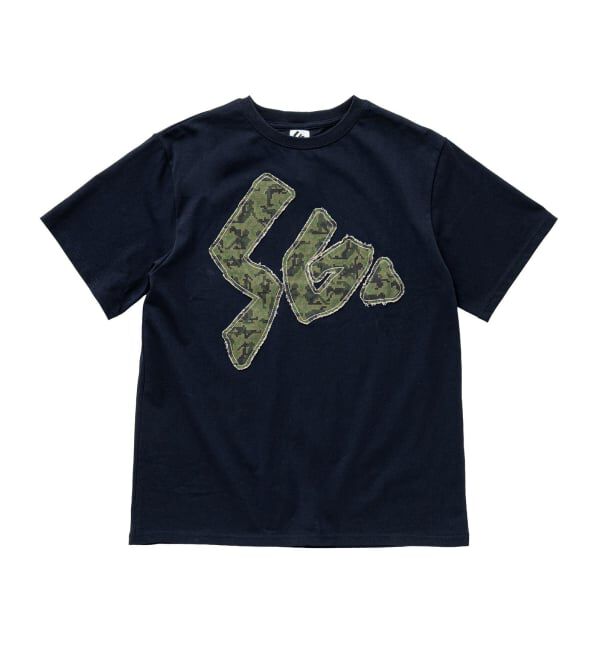 PULP「SPECIAL GUEST / スペシャルゲスト SEX CAMO FABRIC PATCH TEE」|Tシャツ・カットソー|ネイビー