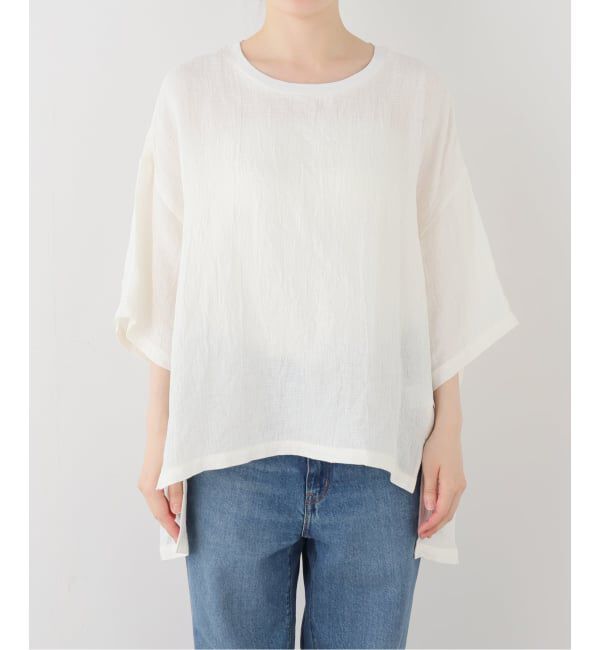 journal standard luxe「リネンワッフル crewpull」|シャツ・ブラウス|