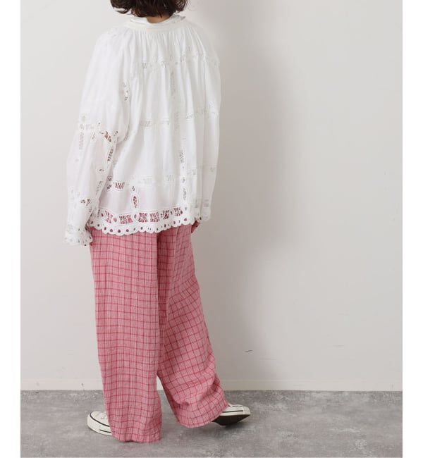 journal standard luxe「《予約》リネンチェック イージータックパンツ」|その他|