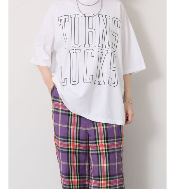 journal standard luxe「《追加２》プリントT TURNS LUCKS」|Tシャツ・カットソー|