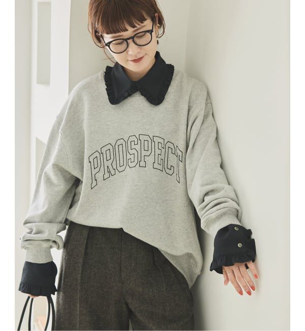 Spick and Span「《WEB限定 / 追加》フリルカラーブラウス」|シャツ・ブラウス|
