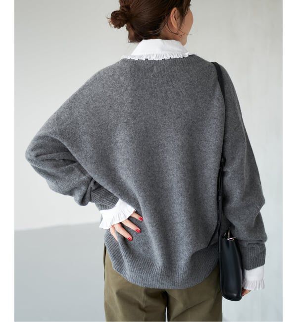 Spick and Span「《WEB限定 / 追加》フリルカラーブラウス」|シャツ・ブラウス|