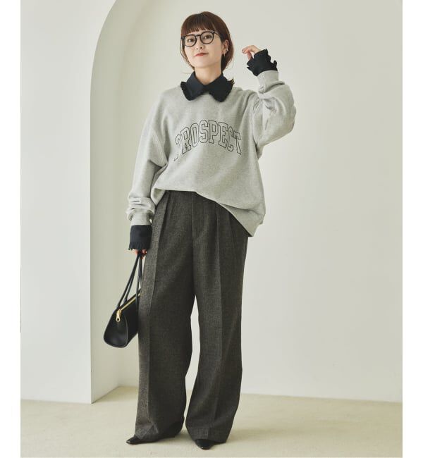 Spick and Span「《WEB限定 / 追加》フリルカラーブラウス」|シャツ・ブラウス|