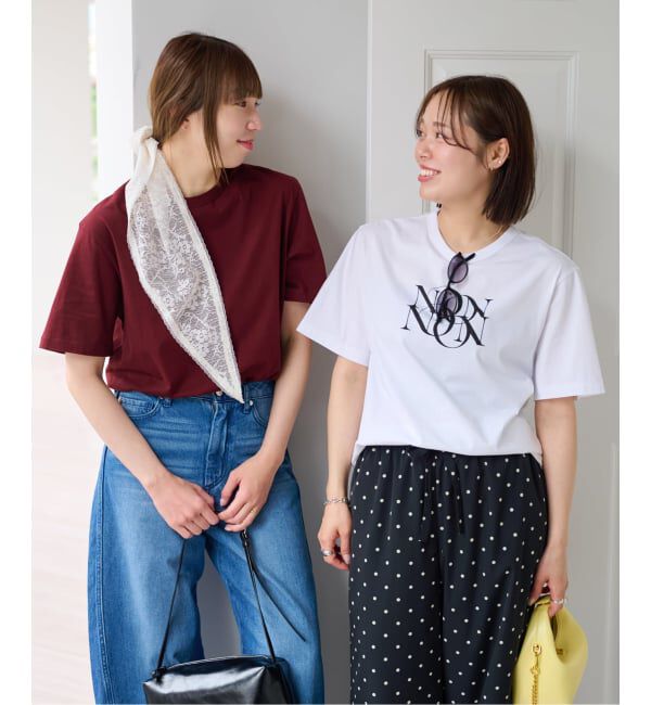 U by SPICK&SPAN「《予約 / 3点セット》Two Tシャツ/レーススカーフ SET」|Tシャツ・カットソー|