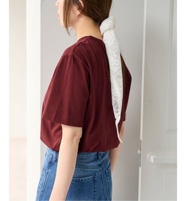 U by SPICK&SPAN「《予約 / 3点セット》Two Tシャツ/レーススカーフ SET」|Tシャツ・カットソー|