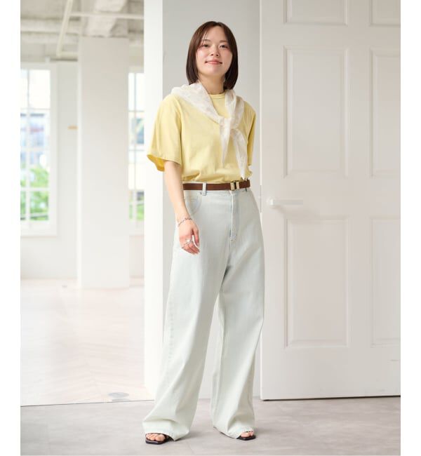 U by SPICK&SPAN「《予約 / 3点セット》Two Tシャツ/レーススカーフ SET」|Tシャツ・カットソー|
