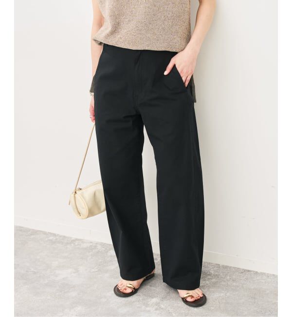 Spick and Span「《予約》ライトコットンバレルレッグパンツ」|その他|