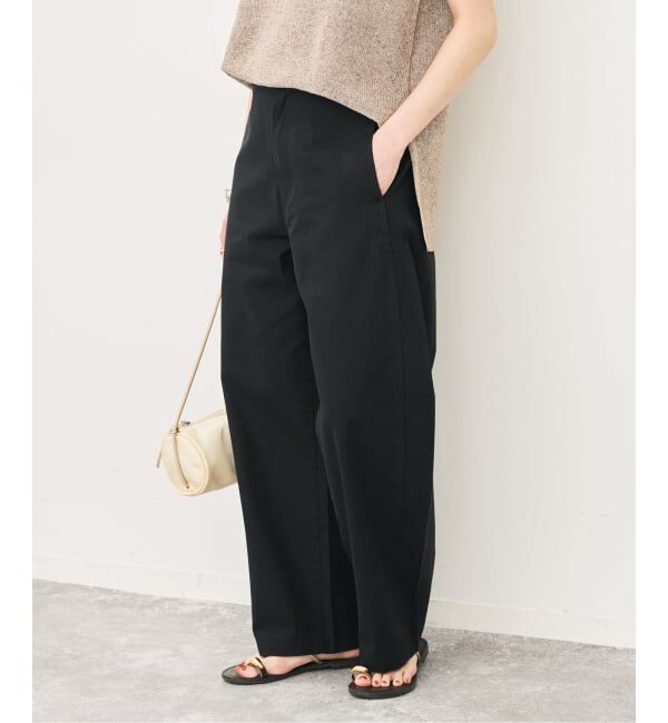 Spick and Span「《予約》ライトコットンバレルレッグパンツ」|その他|