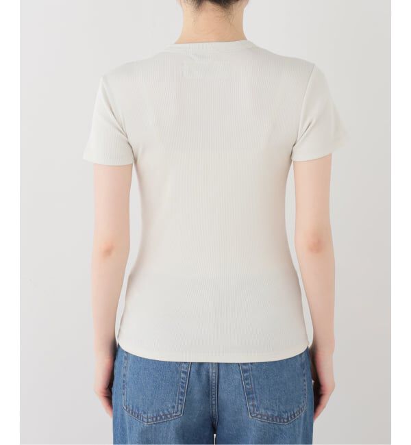 FRAMeWORK「JANE SMITH cotton rayon rib compact tee」|Tシャツ・カットソー|