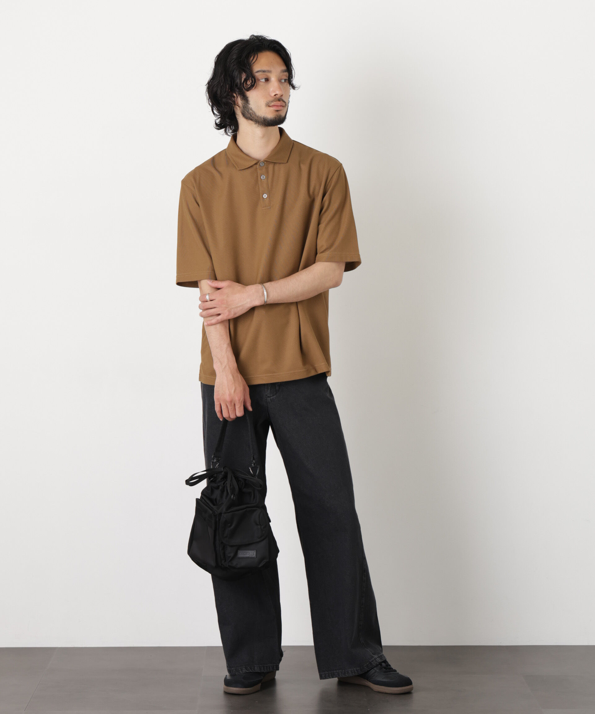 nano･universe「スタンダードカノコポロシャツ 半袖」|Tシャツ・カットソー|