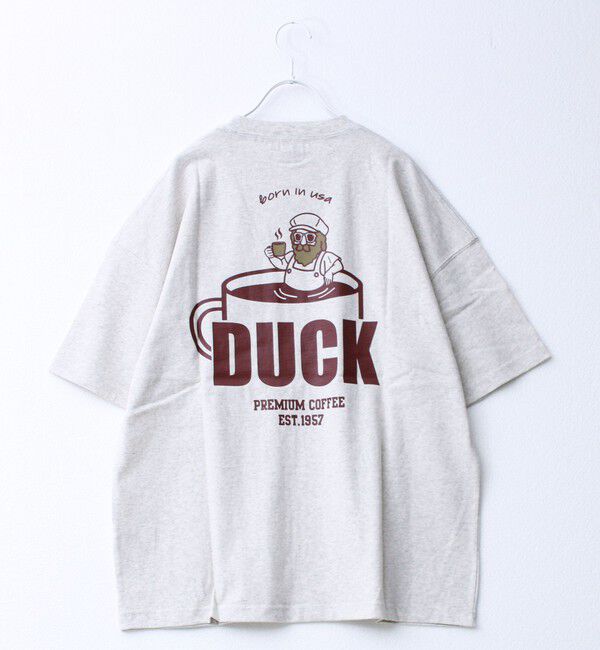 FREDY MAC「【Duckster/ダックスター】16/-天竺COFFEEルーズポケTEE」|Tシャツ・カットソー|エクリュ