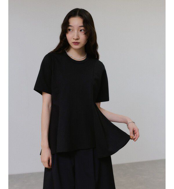 ADAM ET ROPE'「【サステナブル】アシメフレアプルオーバー」|Tシャツ・カットソー|