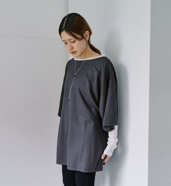  「2WAYヘンリーBIGTee」|Tシャツ・カットソー|