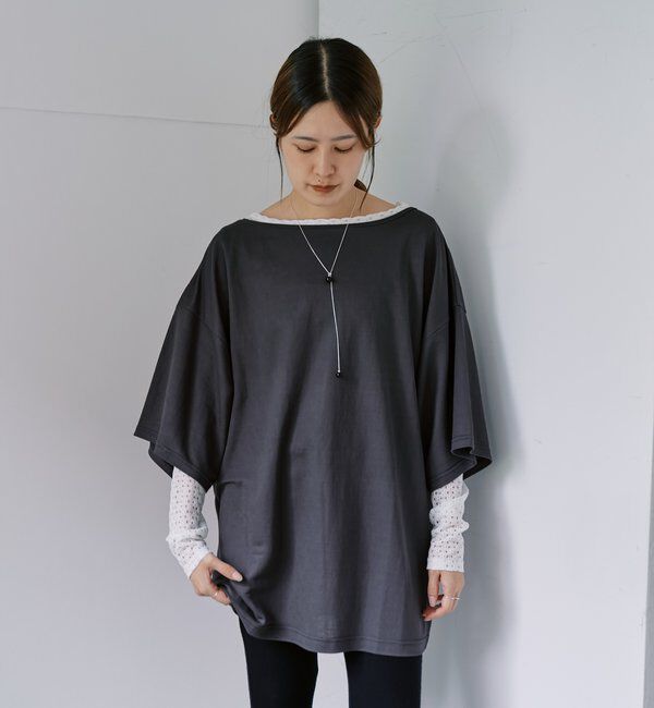 「2WAYヘンリーBIGTee」|Tシャツ・カットソー|