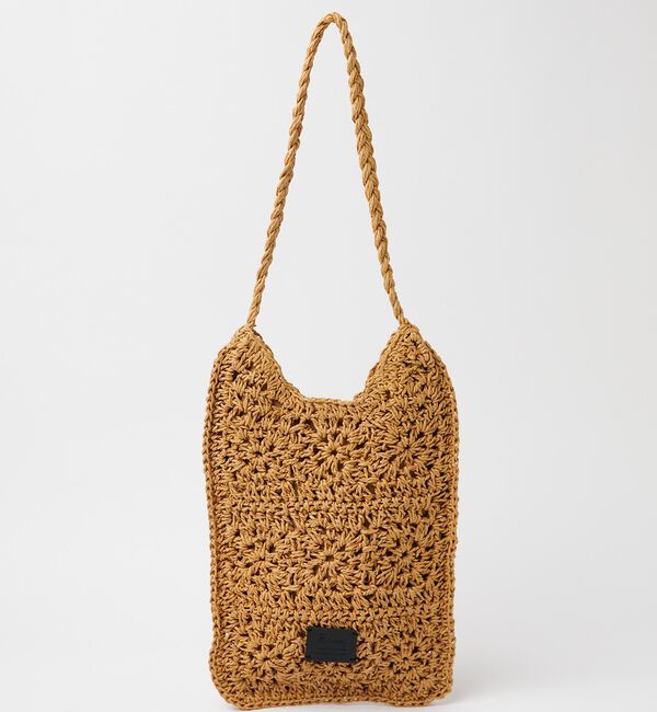 Rouge vif「【Swaraj /スワラージ】手編みペーパーラフィアBAG/トートバッグ/ハンド」|トートバッグ|