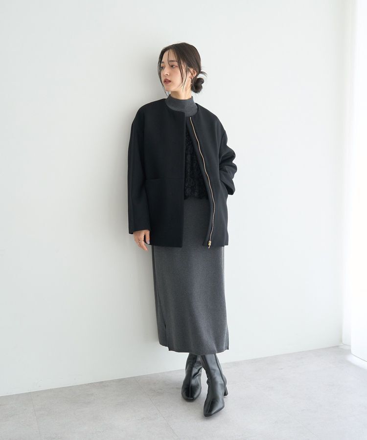 YECCA VECCA「【2点SET】バルーンキャミ付きニットワンピース」|ワンピース|